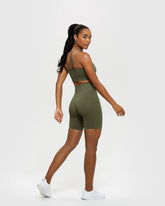 Power Seamless Cycling Shorts | Khaki WOMEN'S BEST